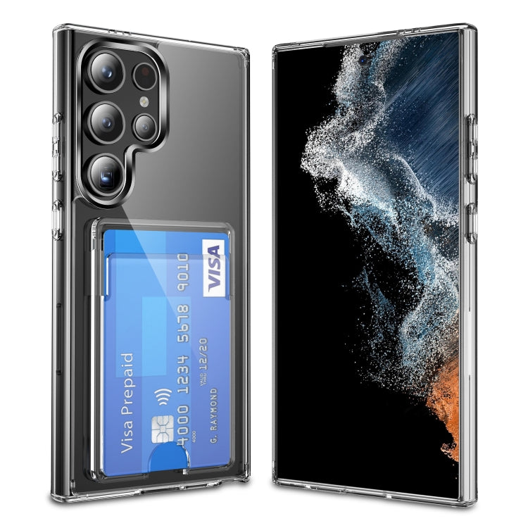 For Samsung Galaxy S24 Ultra 5G Crystal Clear Wallet Air Bag Phone Case(Transparent) - HoMEdemic™ 