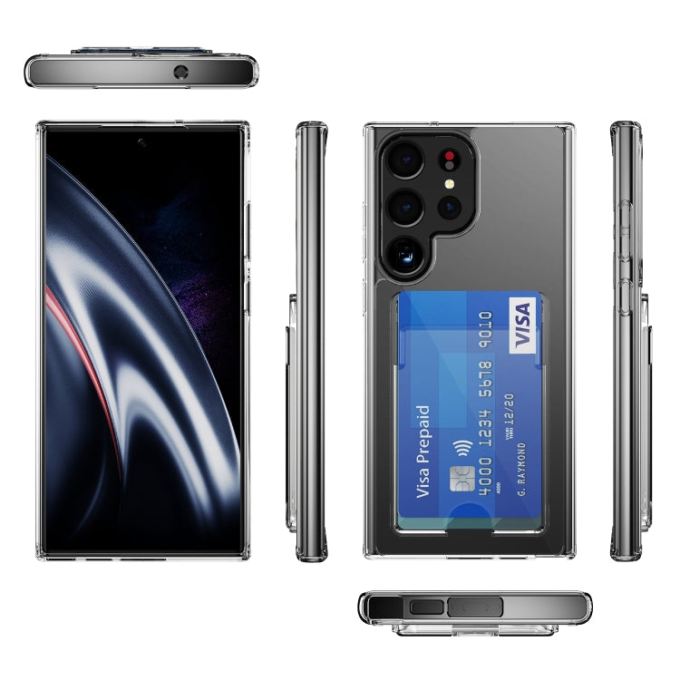 For Samsung Galaxy S24 Ultra 5G Crystal Clear Wallet Air Bag Phone Case(Transparent) - HoMEdemic™ 