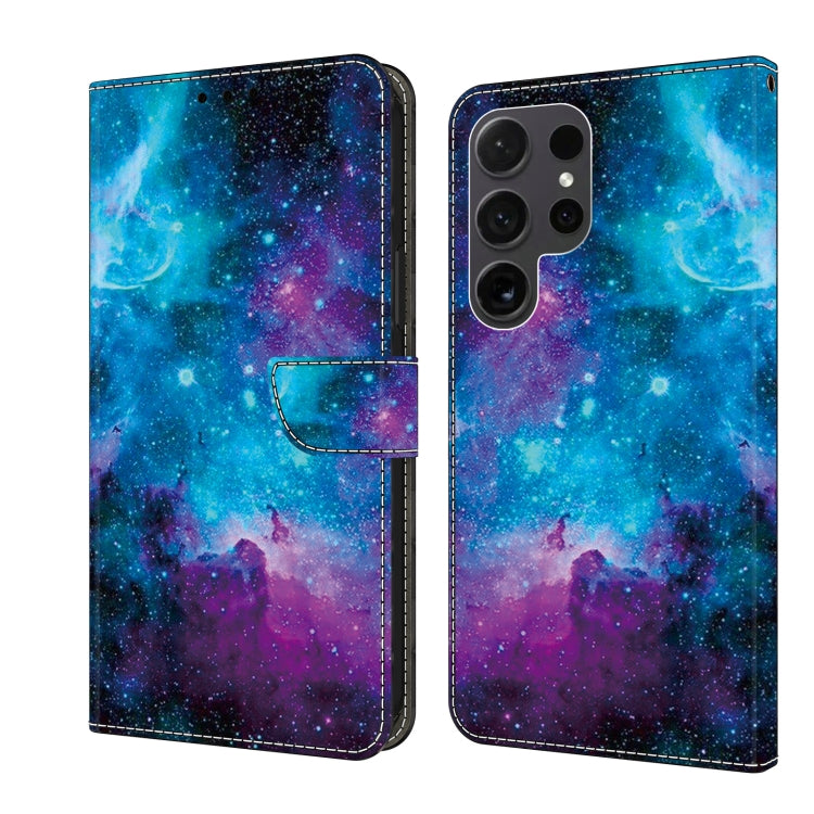 For Samsung Galaxy S24 Ultra 5G Crystal Painted Leather Phone case(Starry Sky) - HoMEdemic™ 