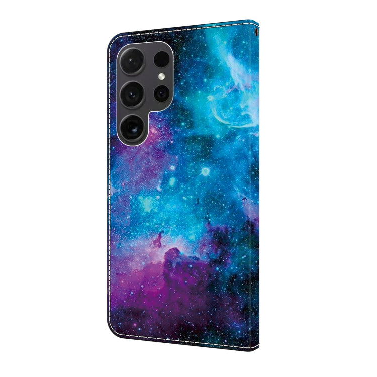 For Samsung Galaxy S24 Ultra 5G Crystal Painted Leather Phone case(Starry Sky) - HoMEdemic™ 