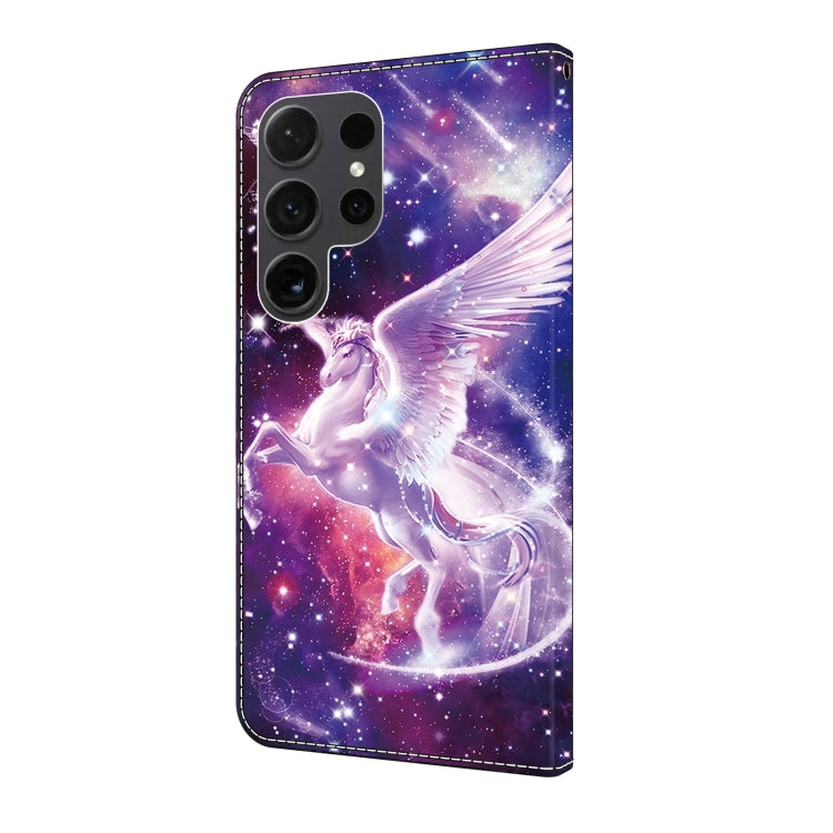 For Samsung Galaxy S24 Ultra 5G Crystal Painted Leather Phone case(Unicorn) - HoMEdemic™ 