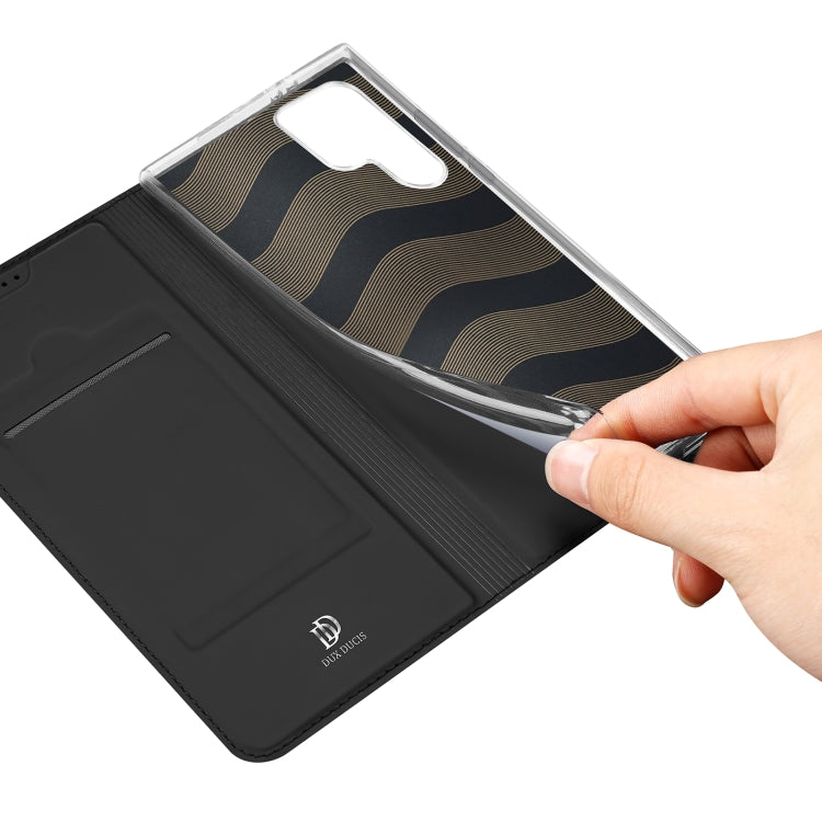 For Samsung Galaxy S24 Ultra 5G DUX DUCIS Skin Pro Series Flip Leather Phone Case(Black) - HoMEdemic™ 