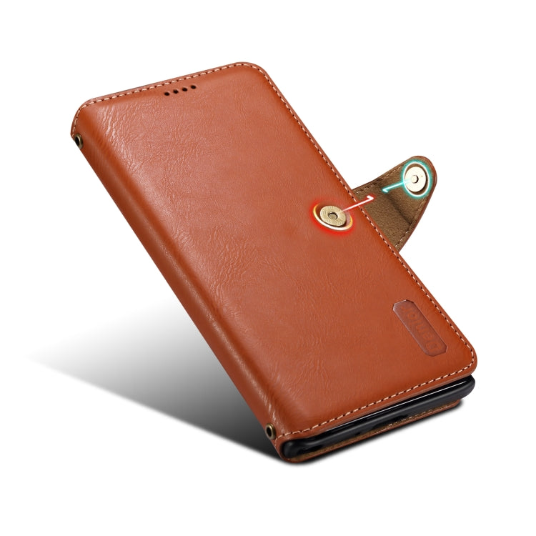 For Samsung Galaxy S24 Ultra 5G Denior Cowhide Texture Wallet Style Leather Phone Case(Brown) - HoMEdemic™ 