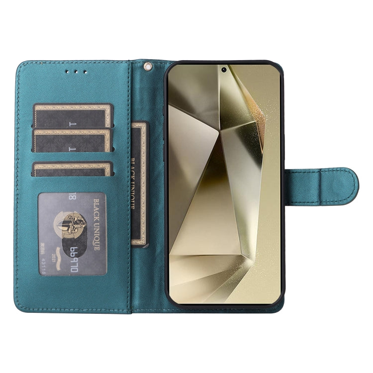 For Samsung Galaxy S24 Ultra 5G Diamond Lattice Leather Flip Phone Case(Green) - HoMEdemic™ 