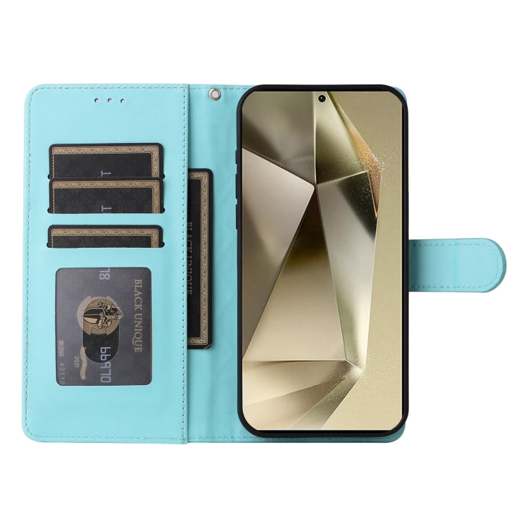 For Samsung Galaxy S24 Ultra 5G Diamond Lattice Leather Flip Phone Case(Mint Green) - HoMEdemic™ 