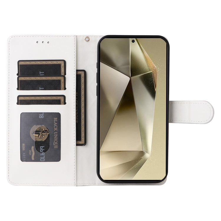 For Samsung Galaxy S24 Ultra 5G Diamond Lattice Leather Flip Phone Case(White) - HoMEdemic™ 