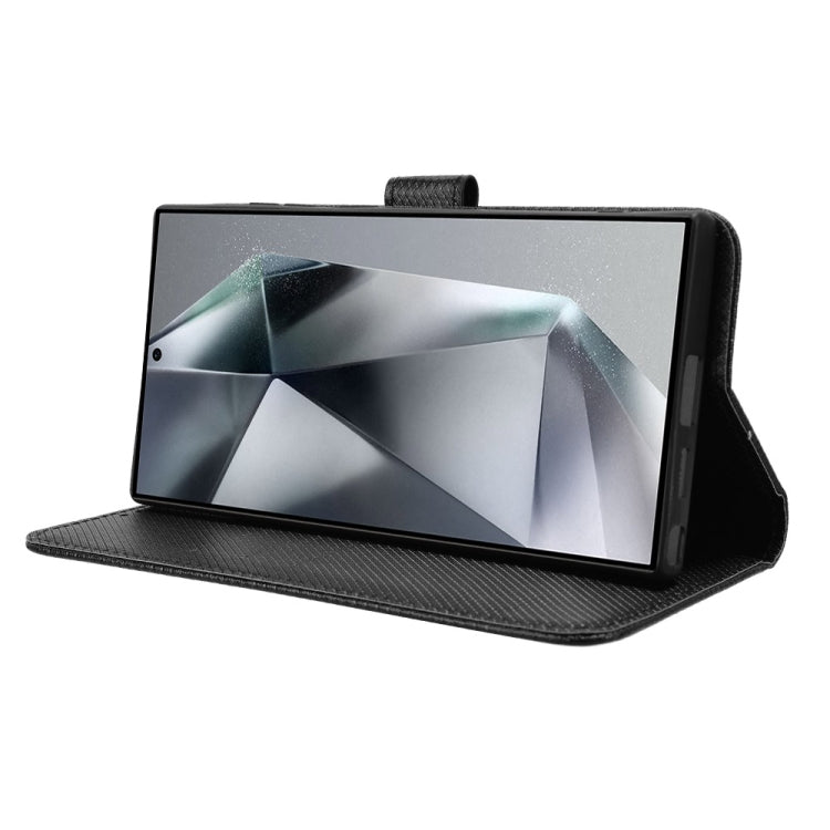 For Samsung Galaxy S24 Ultra 5G Diamond Texture Leather Phone Case(Black) - HoMEdemic™ 