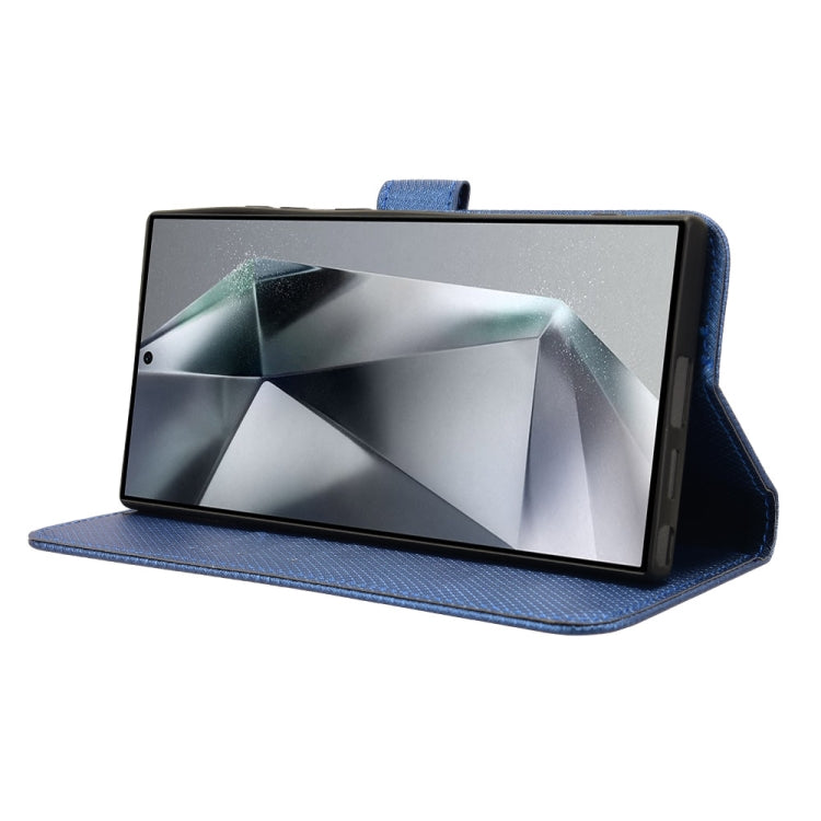For Samsung Galaxy S24 Ultra 5G Diamond Texture Leather Phone Case(Blue) - HoMEdemic™ 