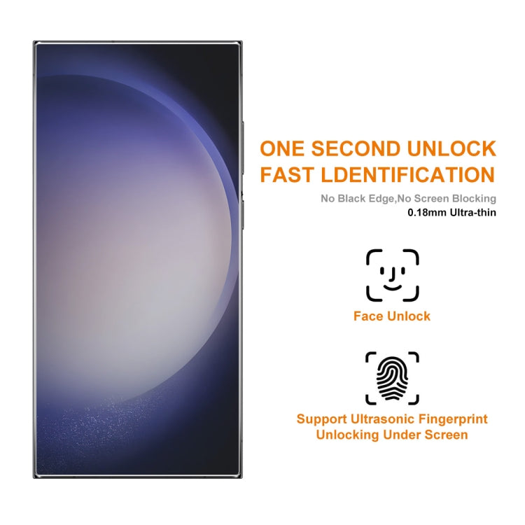For Samsung Galaxy S24 Ultra 5G ENKAY 0.18mm High Aluminum-silicon Tempered Glass Film, Support Ultrasonic Fingerprint Unclock - HoMEdemic™ 