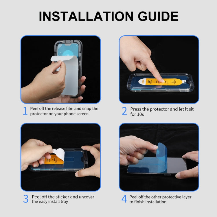 For Samsung Galaxy S24 Ultra 5G ENKAY Easy Install 0.18mm High Alumina Silicon Full Glass Film, Support Ultrasonic Unlock - HoMEdemic™ 
