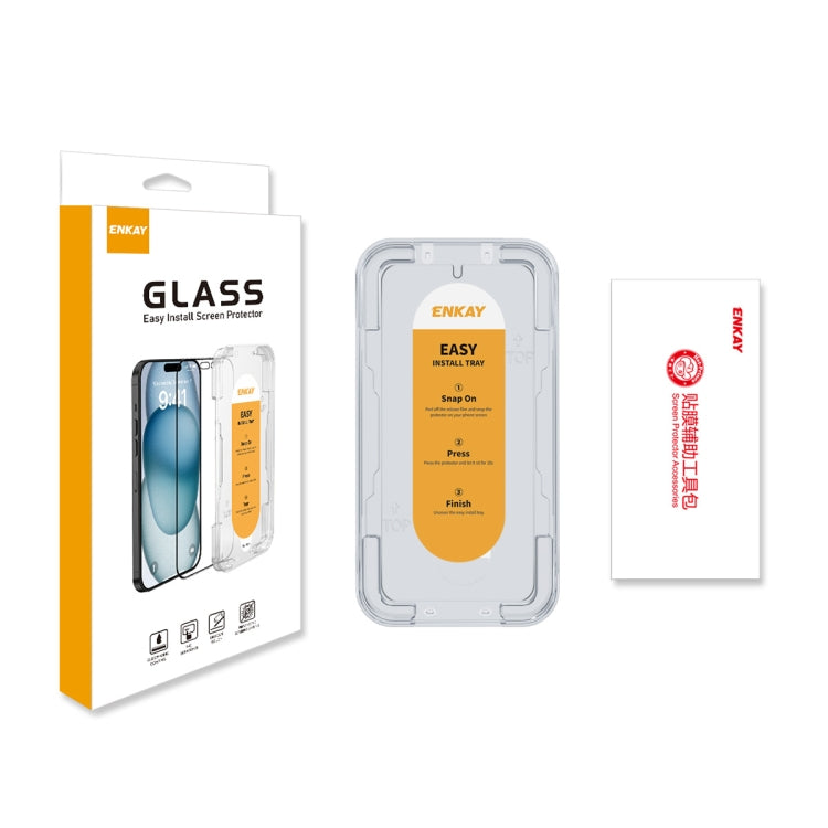 For Samsung Galaxy S24 Ultra 5G ENKAY Easy Install 0.18mm High Alumina Silicon Full Glass Film, Support Ultrasonic Unlock - HoMEdemic™ 