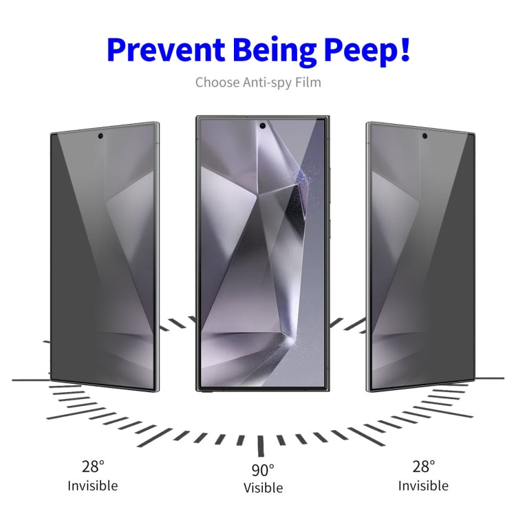 For Samsung Galaxy S24 Ultra 5G ENKAY Hat-Prince 28 Degree Anti-peeping Privacy Silk Screen Tempered Glass Film - HoMEdemic™ 