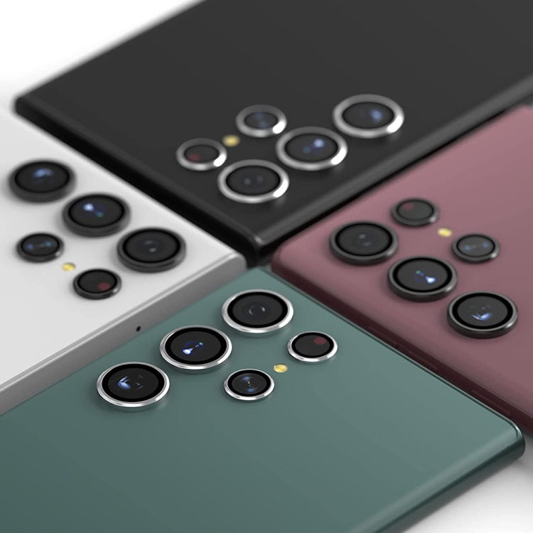 For Samsung Galaxy S24 Ultra 5G ENKAY Hat-Prince 9H Rear Camera Lens Aluminium Alloy Tempered Glass Film(Grey) - HoMEdemic™ 