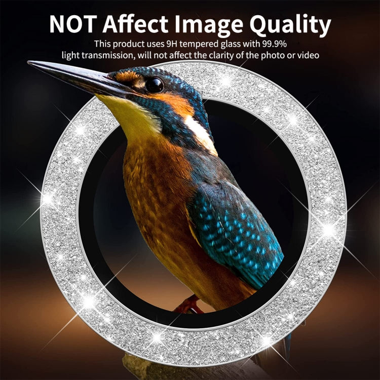 For Samsung Galaxy S24 Ultra 5G ENKAY Hat-Prince 9H Rear Camera Lens Glitter Aluminium Alloy Tempered Glass Film(Purple) - HoMEdemic™ 