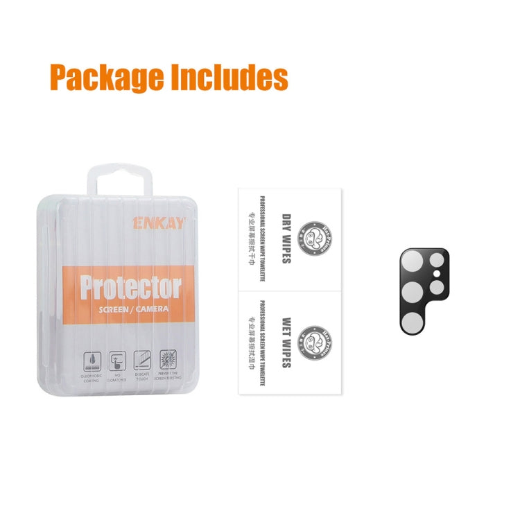 For Samsung Galaxy S24 Ultra 5G ENKAY Hat-Prince 9H Rear Camera Lens Tempered Glass Film(Transparent) - HoMEdemic™ 