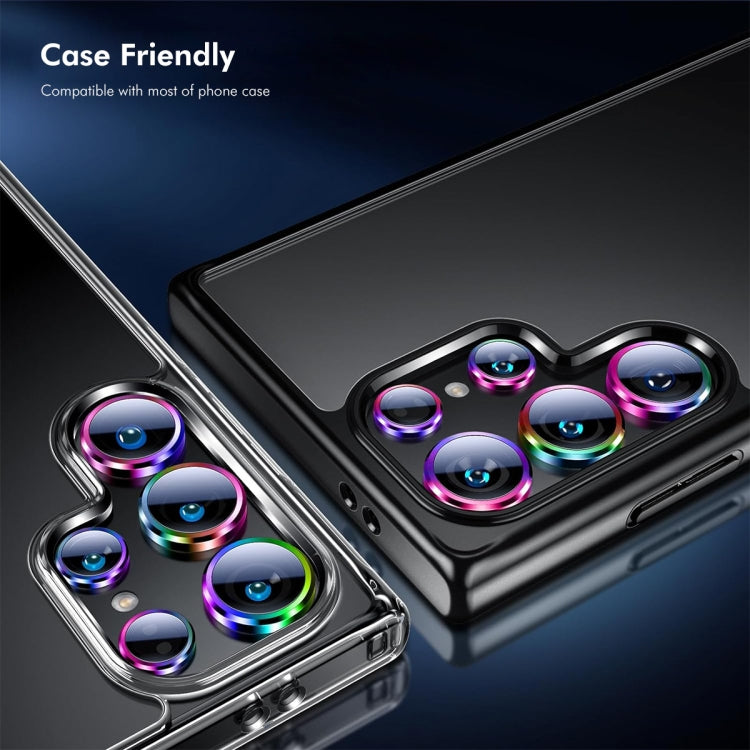 For Samsung Galaxy S24 Ultra 5G ENKAY Hat-Prince AR 9H Rear Lens Aluminium Alloy Tempered Glass Film(Black) - HoMEdemic™ 