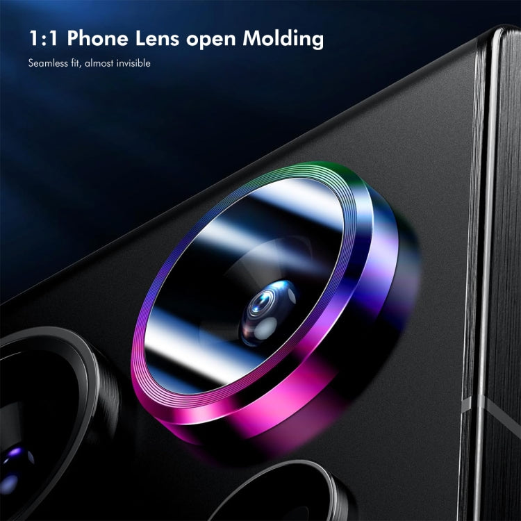 For Samsung Galaxy S24 Ultra 5G ENKAY Hat-Prince AR 9H Rear Lens Aluminium Alloy Tempered Glass Film(Purple) - HoMEdemic™ 