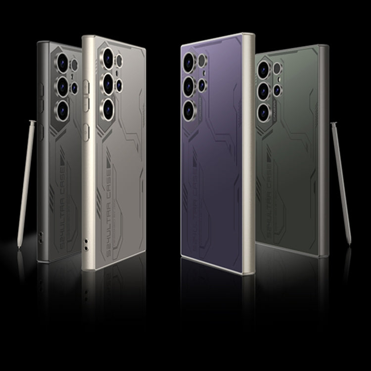 For Samsung Galaxy S24 Ultra 5G GKK AG Craft Skin Feel Exploration Edition Full Coverage Phone Case(Grey) - HoMEdemic™ 
