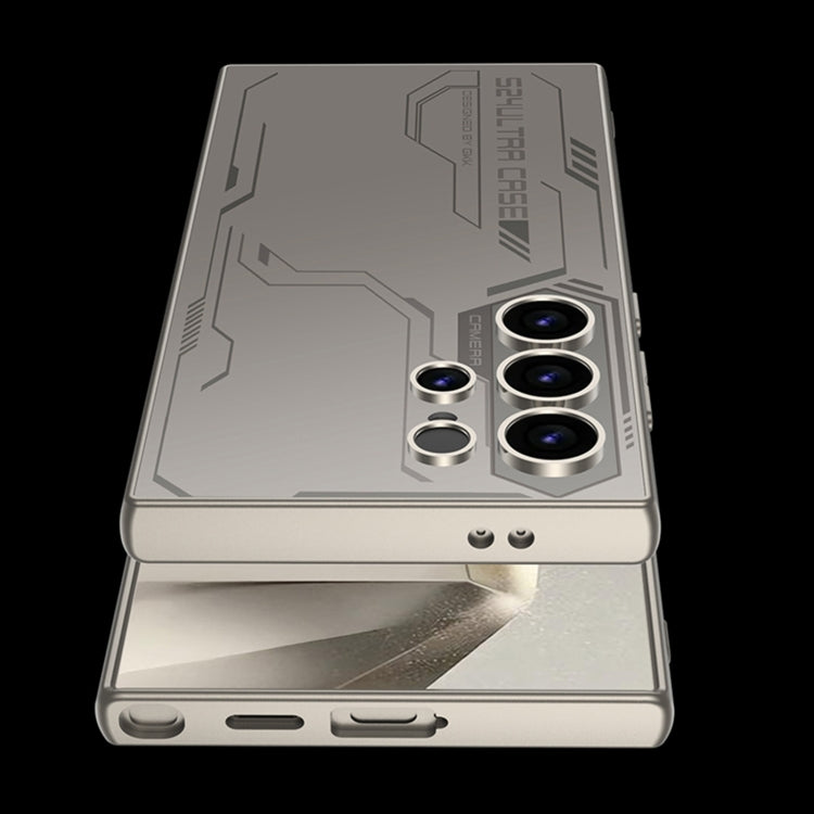 For Samsung Galaxy S24 Ultra 5G GKK AG Craft Skin Feel Exploration Edition Full Coverage Phone Case(Grey) - HoMEdemic™ 