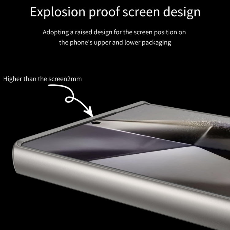 For Samsung Galaxy S24 Ultra 5G GKK AG Craft Skin Feel Full Coverage Phone Case(Grey) - HoMEdemic™ 