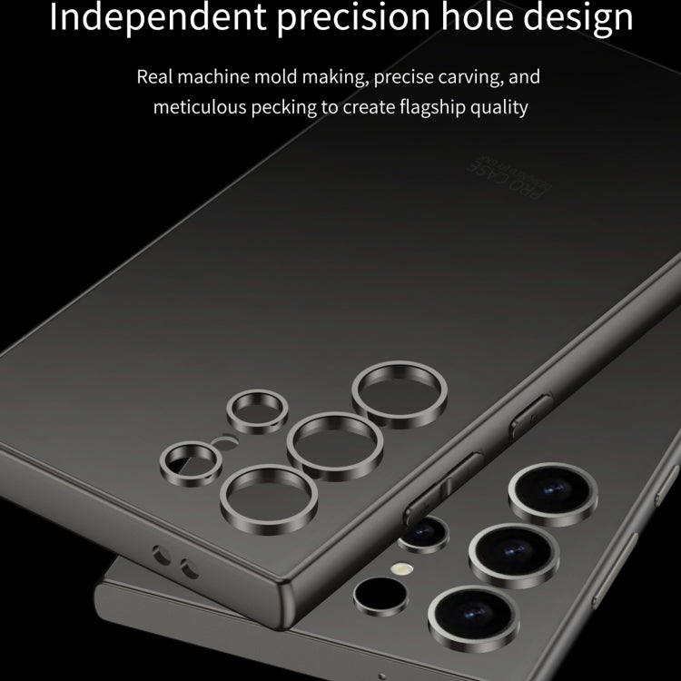 For Samsung Galaxy S24 Ultra 5G GKK AG Craft Skin Feel Full Coverage Phone Case(Grey) - HoMEdemic™ 