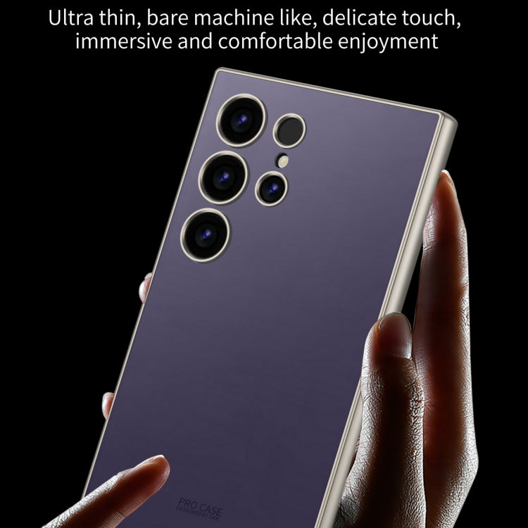 For Samsung Galaxy S24 Ultra 5G GKK AG Craft Skin Feel Full Coverage Phone Case(Purple) - HoMEdemic™ 