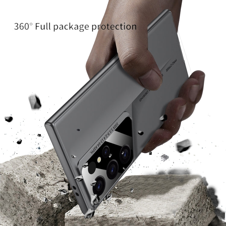 For Samsung Galaxy S24 Ultra 5G GKK Blade Ultra-thin Full Coverage Phone Case(Grey) - HoMEdemic™ 