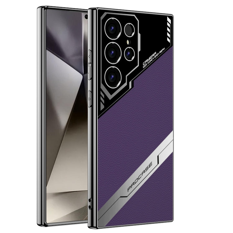 For Samsung Galaxy S24 Ultra 5G GKK Esports Leather Shockproof Phone Case(Purple) - HoMEdemic™ 