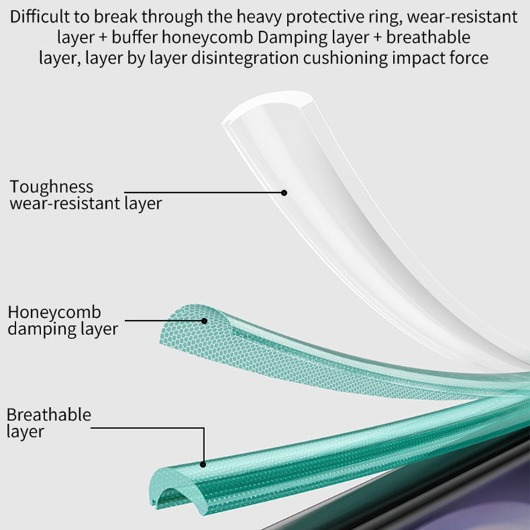 For Samsung Galaxy S24 Ultra 5G GKK Space Frame Transparent PC + TPU Phone Case(Transparent Black) - HoMEdemic™ 