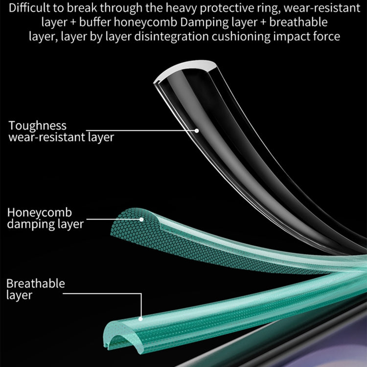 For Samsung Galaxy S24 Ultra 5G GKK Space Frame Transparent PC + TPU Phone Case with Wrist Strap(White) - HoMEdemic™ 