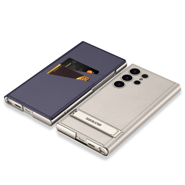 For Samsung Galaxy S24 Ultra 5G GKK Triumph Ultra-Thin Flip Leather Case without Pen(Purple) - HoMEdemic™ 