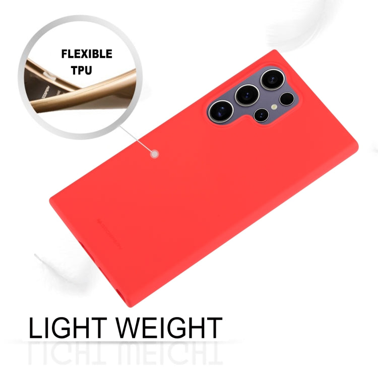 For Samsung Galaxy S24 Ultra 5G GOOSPERY SOFT FEELING Liquid TPU Soft Phone Case(Red) - HoMEdemic™ 