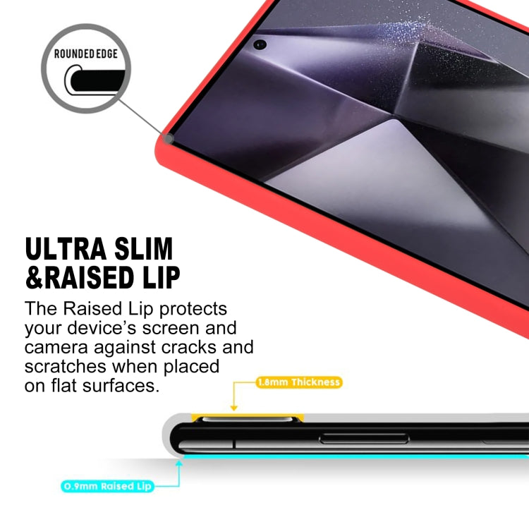 For Samsung Galaxy S24 Ultra 5G GOOSPERY SOFT FEELING Liquid TPU Soft Phone Case(Red) - HoMEdemic™ 