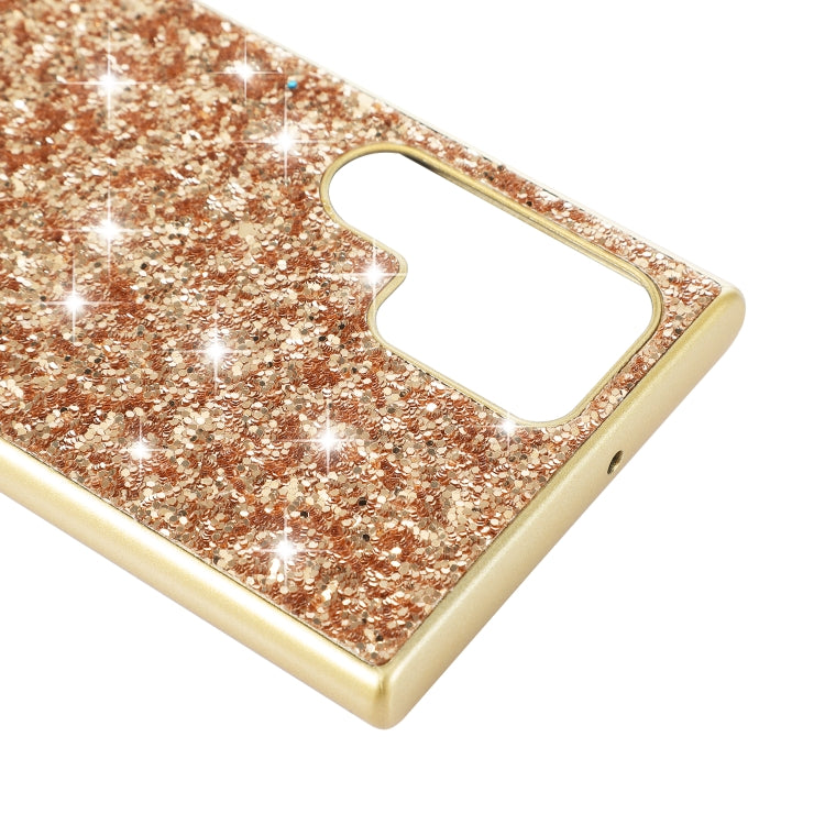 For Samsung Galaxy S24 Ultra 5G Glitter Powder TPU Phone Case(Gold) - HoMEdemic™ 