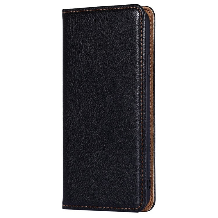For Samsung Galaxy S24 Ultra 5G Gloss Oil Solid Color Magnetic Leather Phone Case(Black) - HoMEdemic™ 