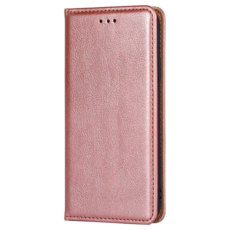 For Samsung Galaxy S24 Ultra 5G Gloss Oil Solid Color Magnetic Leather Phone Case(Rose Gold) - HoMEdemic™ 