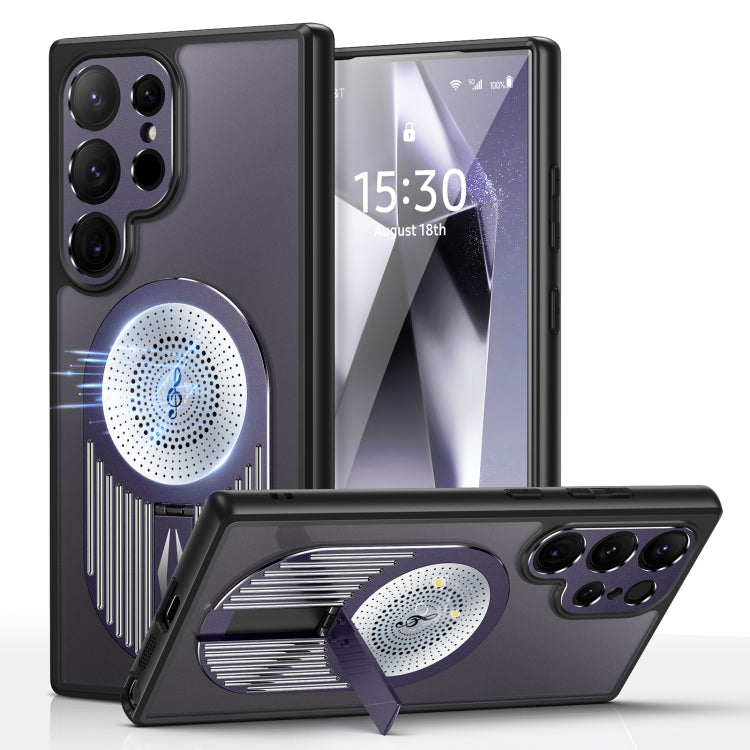 For Samsung Galaxy S24 Ultra 5G Heat Dissipation Aromatherapy MagSafe Holder Phone Case(Purple) - HoMEdemic™ 