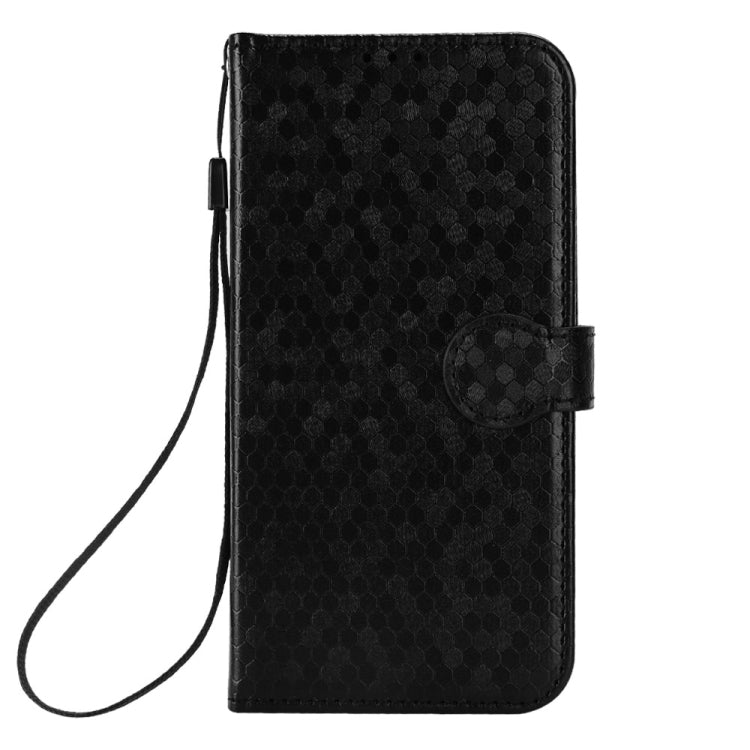 For Samsung Galaxy S24 Ultra 5G Honeycomb Dot Texture Leather Phone Case(Black) - HoMEdemic™ 