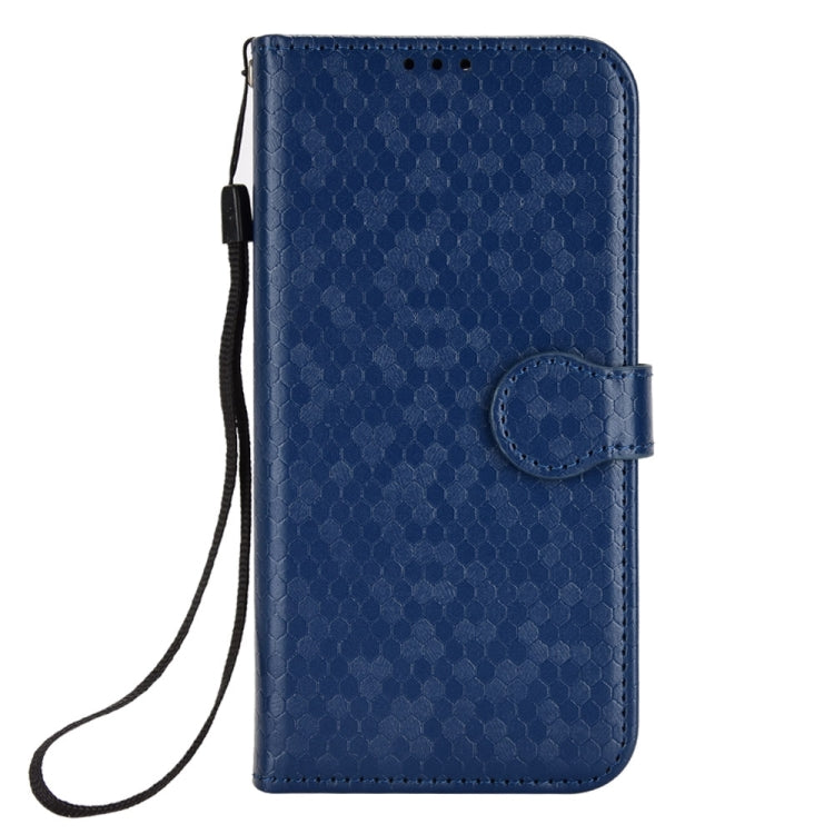 For Samsung Galaxy S24 Ultra 5G Honeycomb Dot Texture Leather Phone Case(Blue) - HoMEdemic™ 