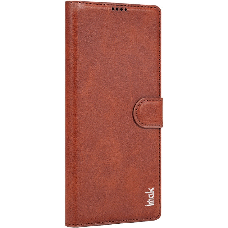 For Samsung Galaxy S24 Ultra 5G IMAK Count Series Flip Leather Phone Case(Brown) - HoMEdemic™ 