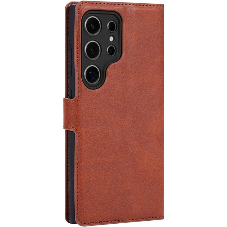 For Samsung Galaxy S24 Ultra 5G IMAK Count Series Flip Leather Phone Case(Brown) - HoMEdemic™ 