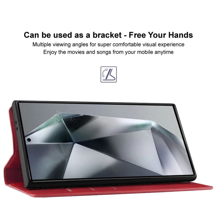 For Samsung Galaxy S24 Ultra 5G IMAK Count Series Flip Leather Phone Case(Brown) - HoMEdemic™ 