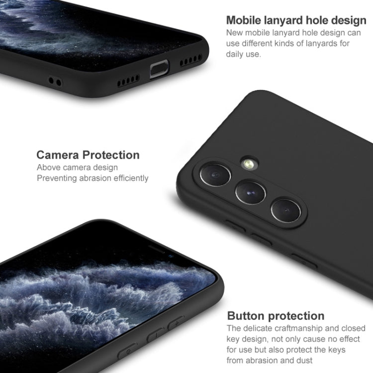 For Samsung Galaxy S24 Ultra 5G IMAK UC-3 Series Shockproof Frosted TPU Phone Case(Black) - HoMEdemic™ 