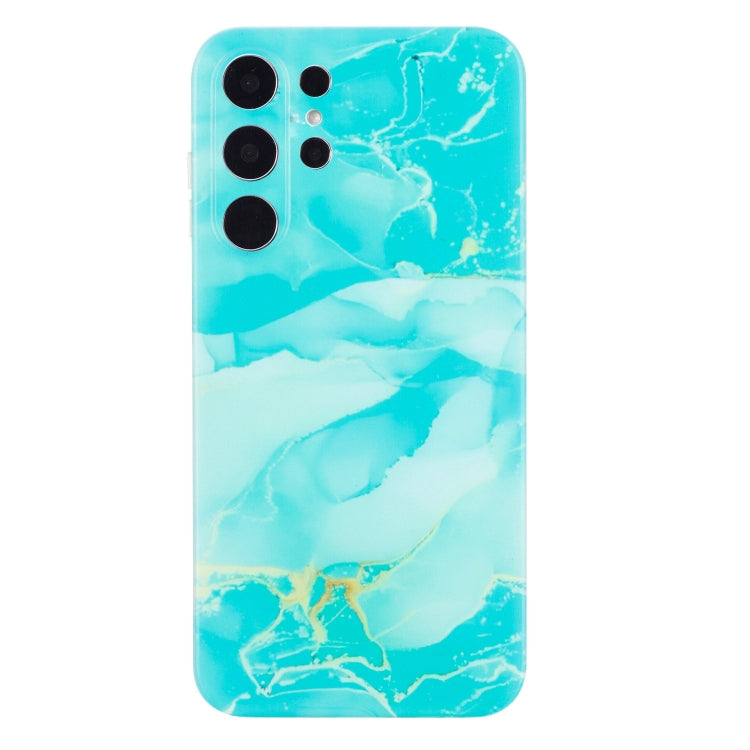 For Samsung Galaxy S24 Ultra 5G IMD Marble Pattern TPU Phone Case(Green) - HoMEdemic™ 