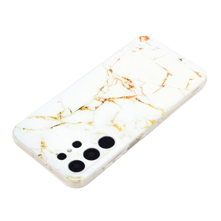 For Samsung Galaxy S24 Ultra 5G IMD Marble Pattern TPU Phone Case(White) - HoMEdemic™ 