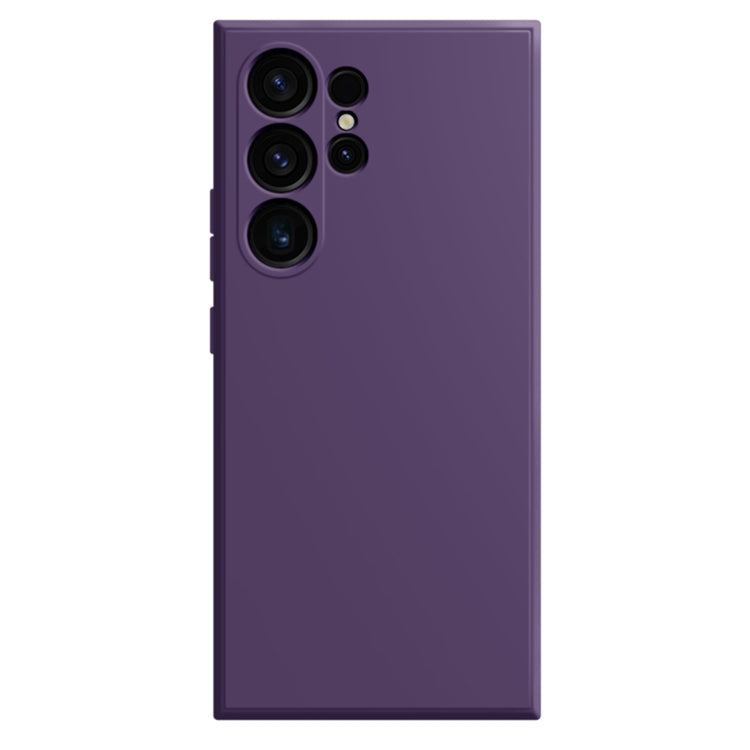 For Samsung Galaxy S24 Ultra 5G Imitation Liquid Silicone Phone Case(Dark Purple) - HoMEdemic™ 