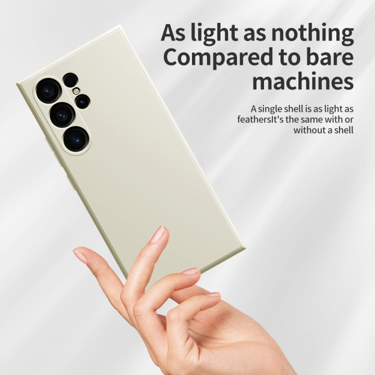 For Samsung Galaxy S24 Ultra 5G Imitation Liquid Silicone Phone Case(White) - HoMEdemic™ 