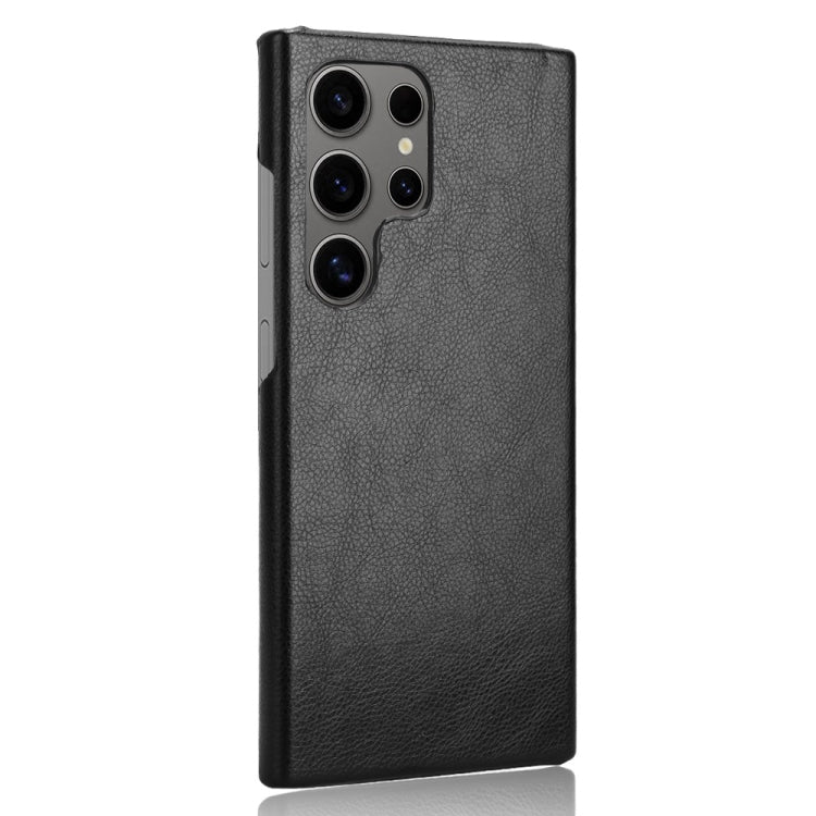 For Samsung Galaxy S24 Ultra 5G Litchi Texture Back Cover Phone Case(Black) - HoMEdemic™ 