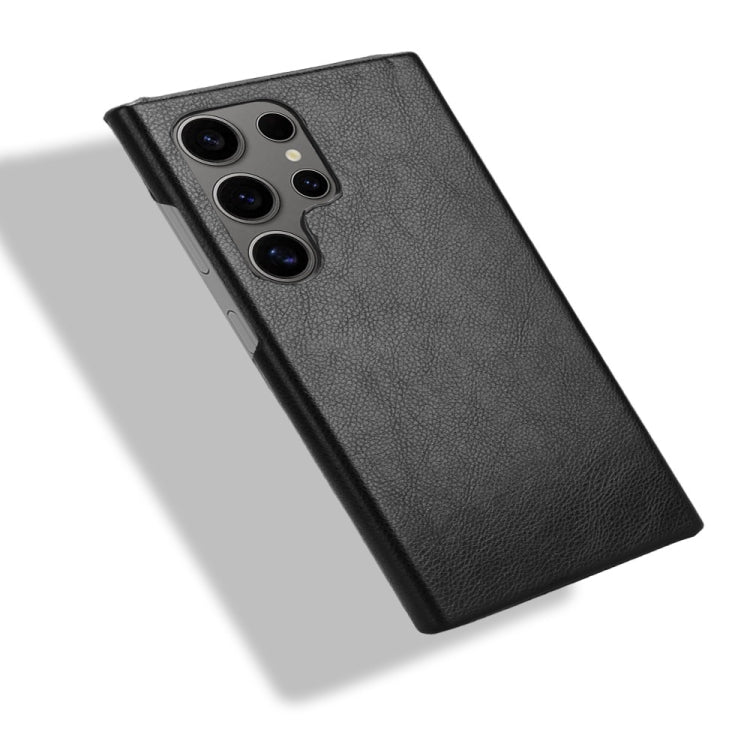 For Samsung Galaxy S24 Ultra 5G Litchi Texture Back Cover Phone Case(Black) - HoMEdemic™ 