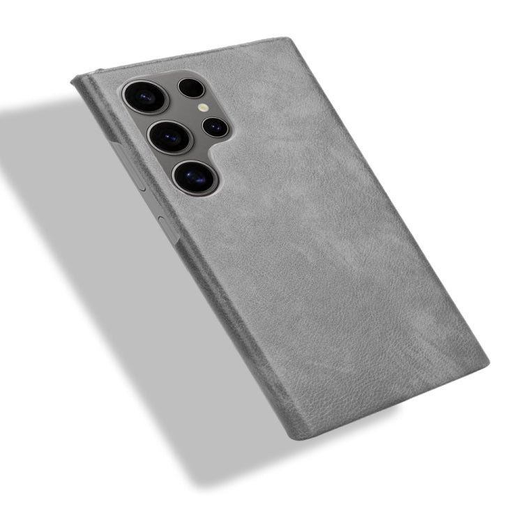 For Samsung Galaxy S24 Ultra 5G Litchi Texture Back Cover Phone Case(Grey) - HoMEdemic™ 